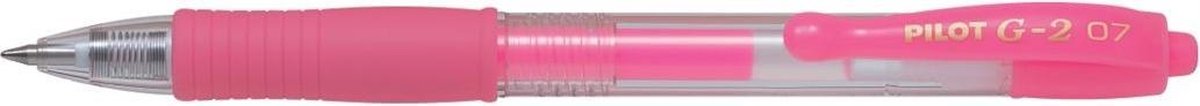 Pilot G-2 – Neon Roze - Gel Ink Rollerball pen – Medium Tip