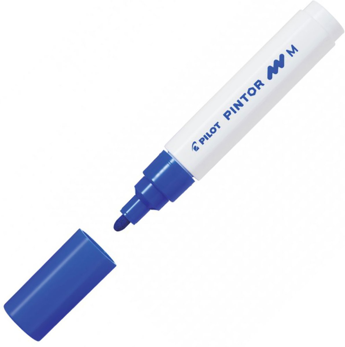 Pilot Pintor Blauwe Verfstift - Medium marker met 1,4mm schrijfbreedte - Inkt op waterbasis - Dekt op elk oppervlak, zelfs de donkerste - Teken, kleur, versier, markeer, schrijf, kalligrafeer…