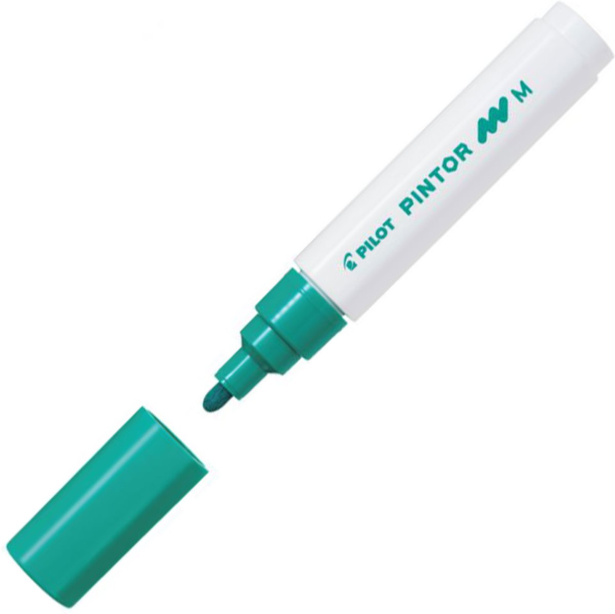 Pilot Pintor Groene Verfstift - Medium marker met 1,4mm schrijfbreedte - Inkt op waterbasis - Dekt op elk oppervlak, zelfs de donkerste - Teken, kleur, versier, markeer, schrijf, kalligrafeer…