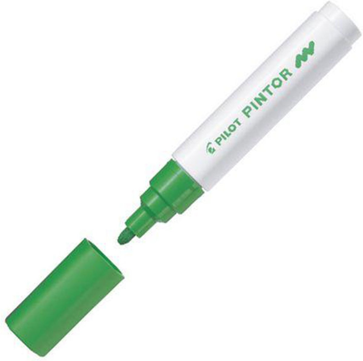 Pilot Pintor Lichtgroene Verfstift - Medium marker met 1,4mm schrijfbreedte - Inkt op waterbasis - Dekt op elk oppervlak, zelfs de donkerste - Teken, kleur, versier, markeer, schrijf, kalligrafeer…