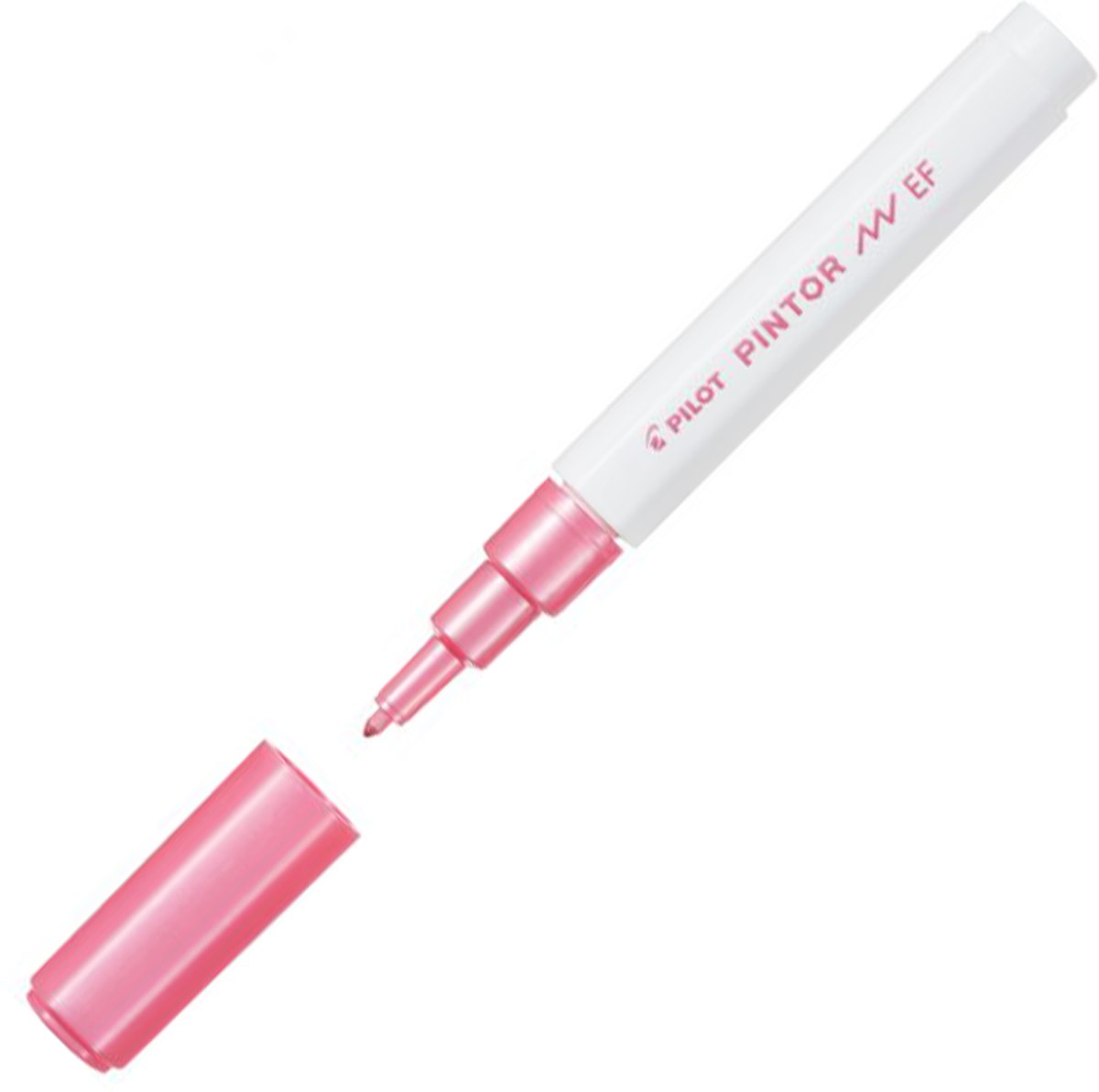 Pilot Pintor Metallic Roze Verfstift - Extra Fine marker met 0,7mm punt - Inkt op waterbasis - Dekt op elk oppervlak, zelfs de donkerste - Teken, kleur, versier, markeer, schrijf, kalligrafeer…