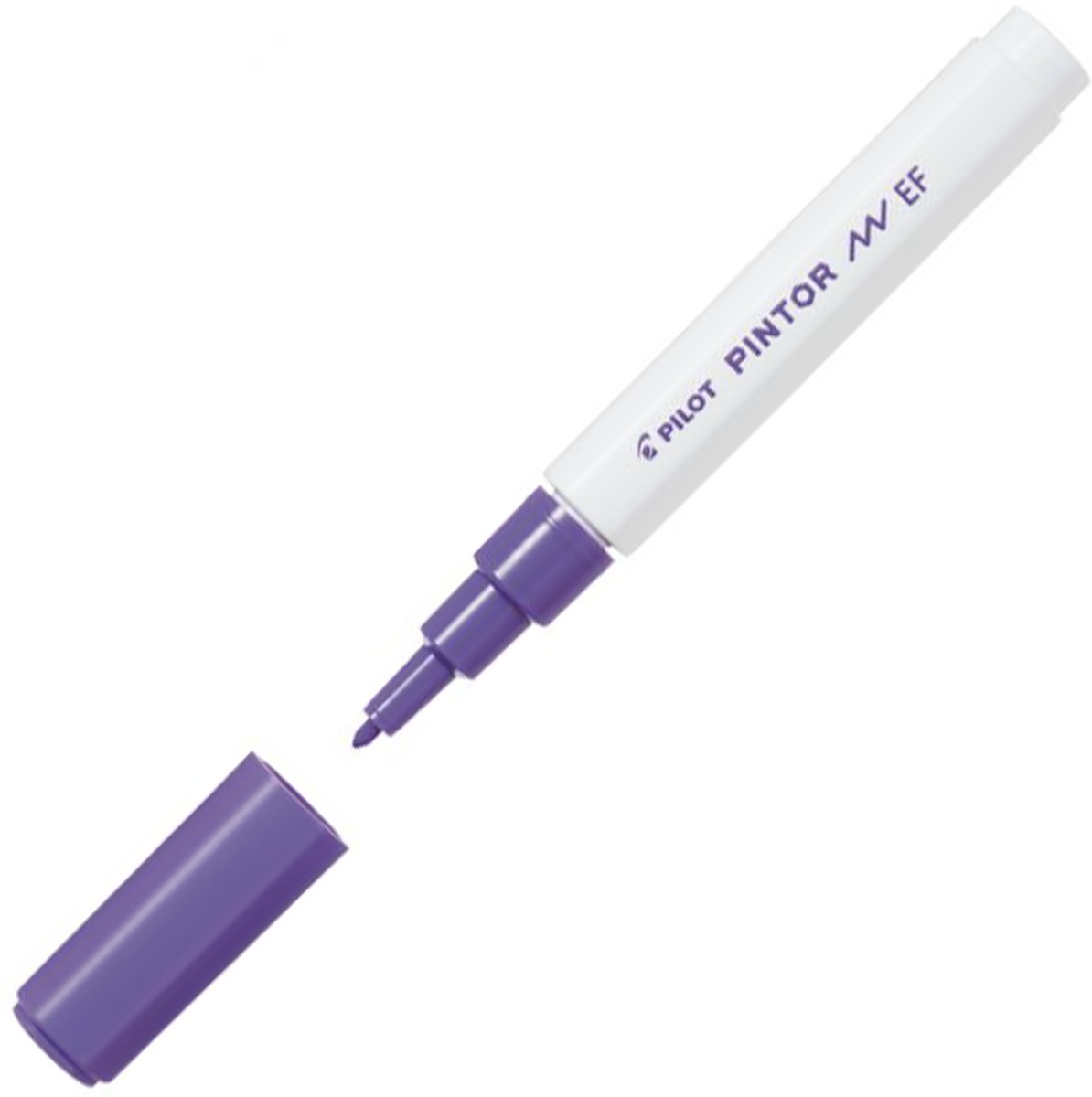 Pilot Pintor Paarse Verfstift - Extra Fine marker met 0,7mm punt - Inkt op waterbasis - Dekt op elk oppervlak, zelfs de donkerste - Teken, kleur, versier, markeer, schrijf, kalligrafeer…