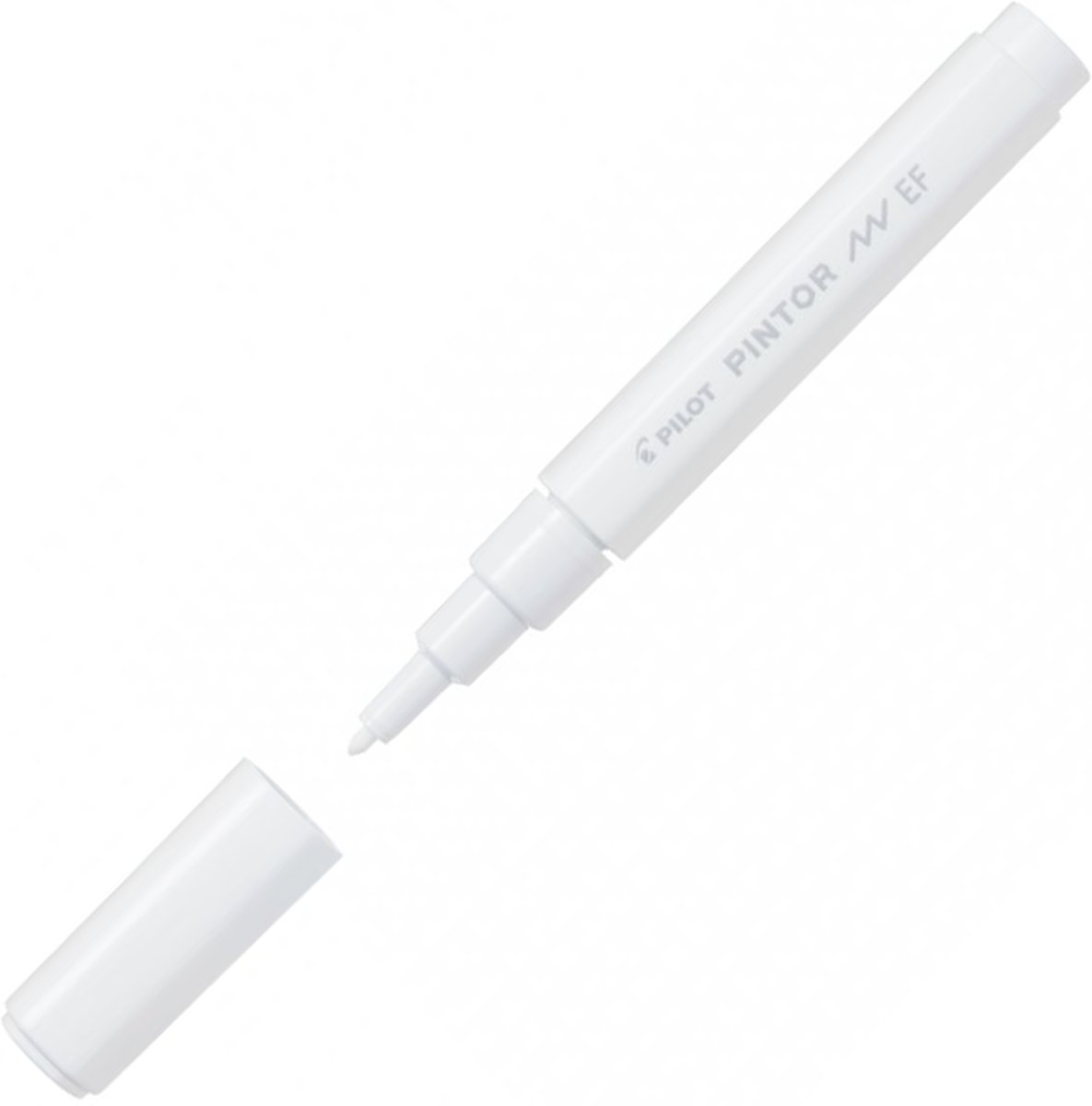 Pilot Pintor Witte Verfstift - Extra Fine marker met 0,7mm punt - Inkt op waterbasis - Dekt op elk oppervlak, zelfs de donkerste - Teken, kleur, versier, markeer, schrijf, kalligrafeer…