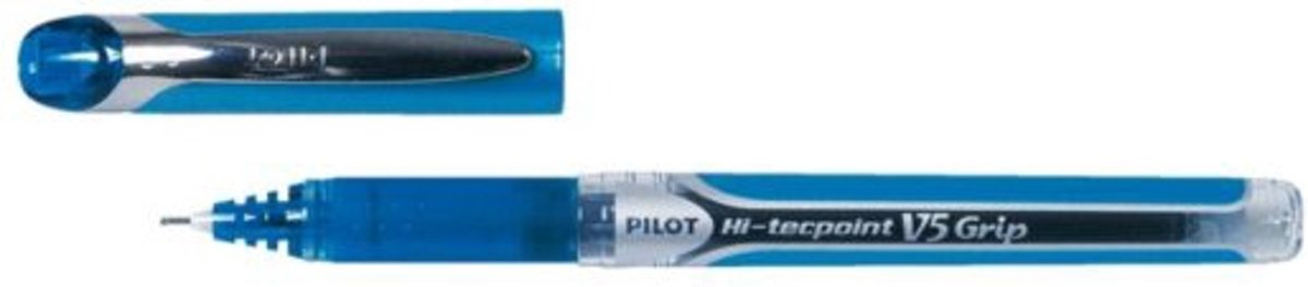 ROLLERPEN PILOT HI-TECPOINT GRIP V5 0.5 BLAUW