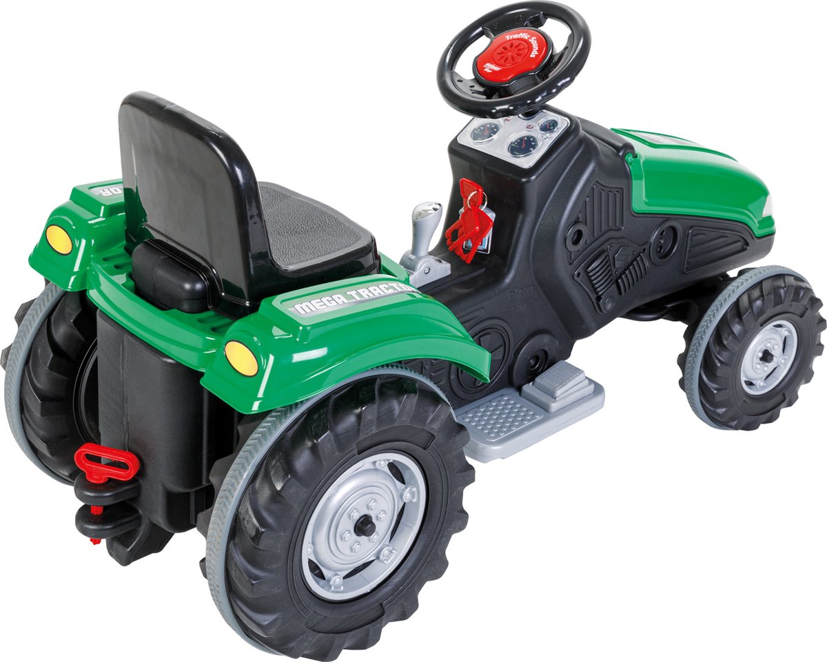 Pilsan Mega Kindertractor - Elektrische Tractor 12v - Groen