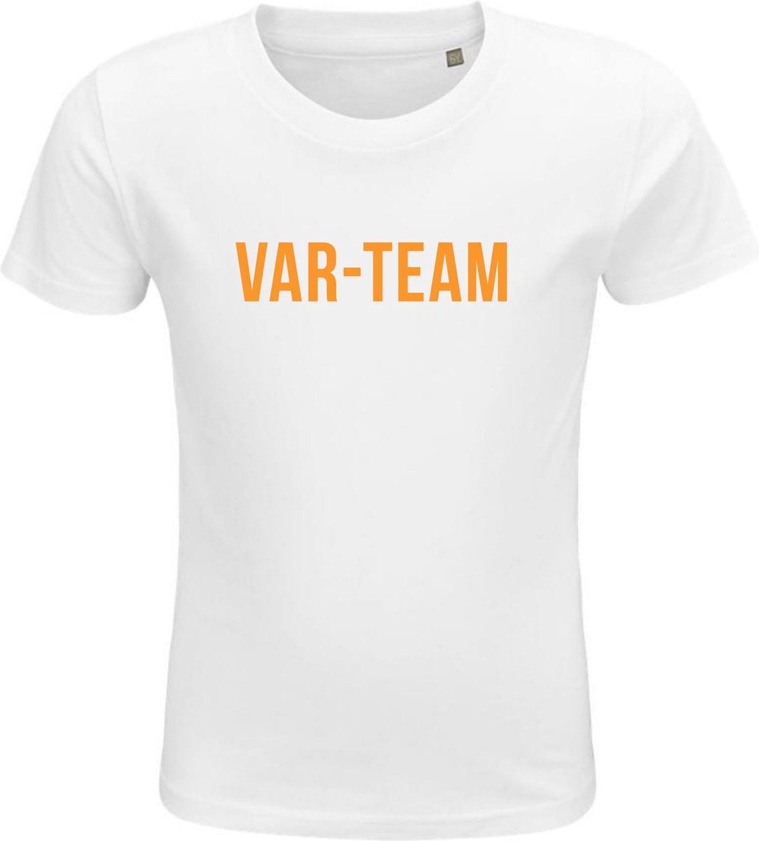 Strijkapplicatie - Voetbal - Var-Team - Oranje ( per 2 )