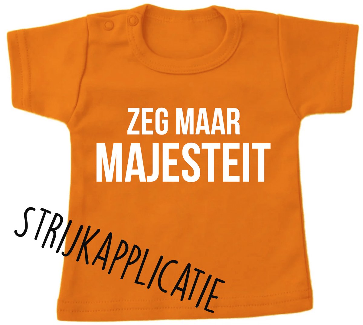 Strijkapplicatie Koningsdag - 