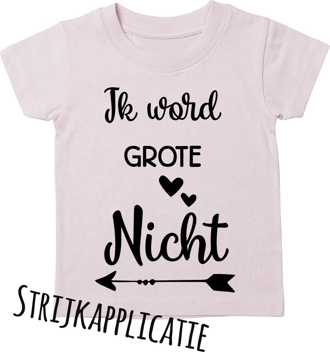 Strijkapplicatie Zwangerschap - Ik word grote Nicht