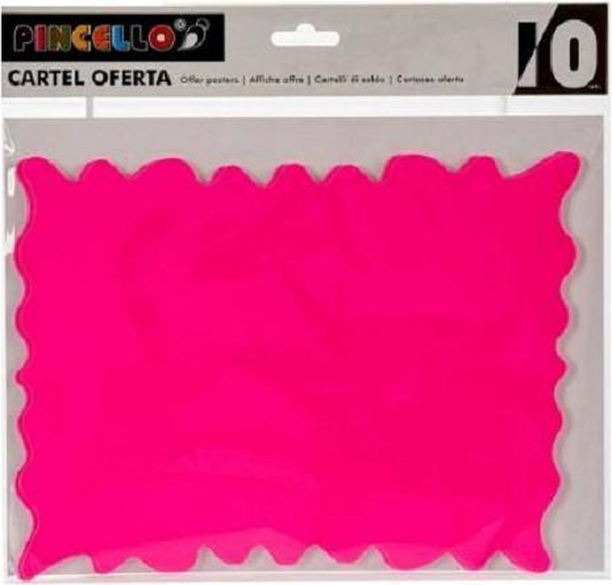 Pincello Promotiestickers 26,5 Cm Papier Roze 10 Stuks