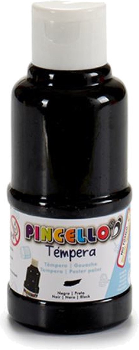 Pincello Temperaverf Junior 120 Ml Zwart