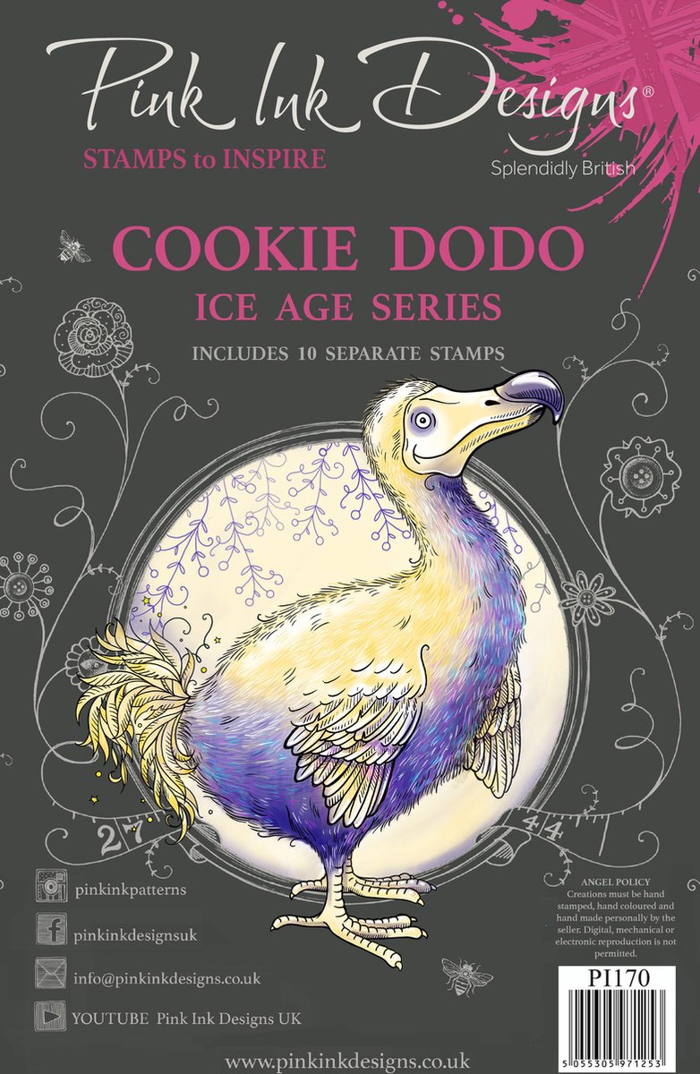 Cookie Dodo A5 Clear Stamp (PI170)