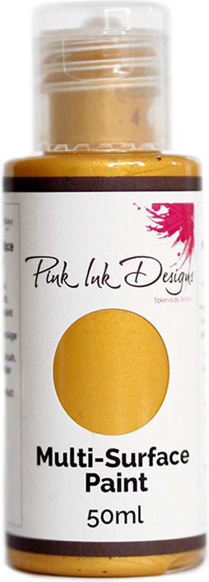 Pink Ink - Multi Surface Paint 18 Karat Gold Shimmer