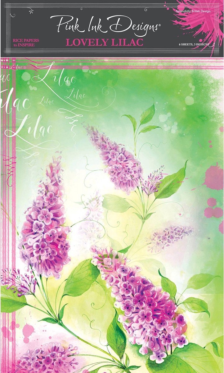 Pink Ink Designs - Rijst Papier Lovely Lilac