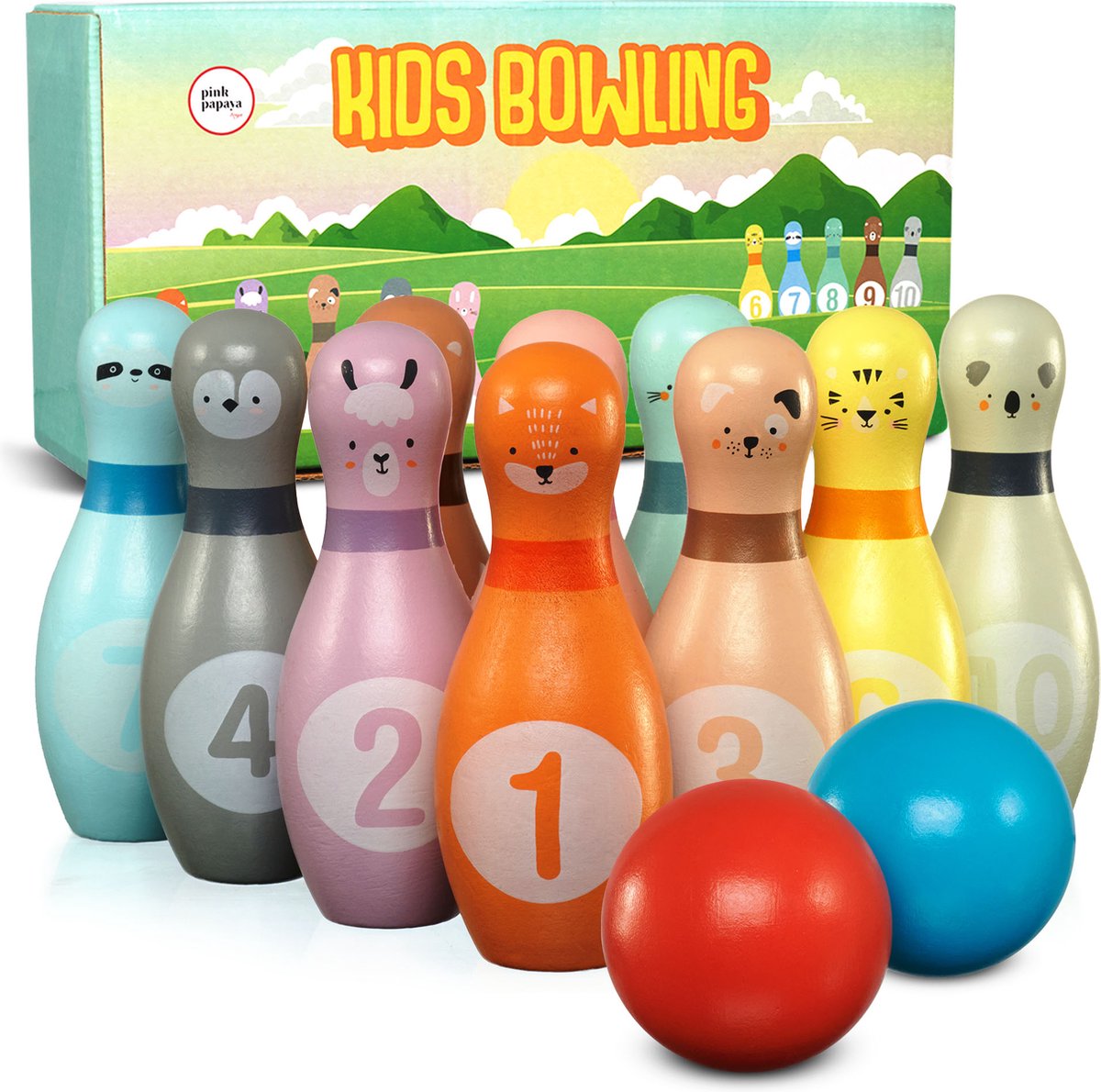     voor Kinderen, 12-Delig Houten   voor Jongens en Meisjes, Binnen- en Buitenspeelgoed