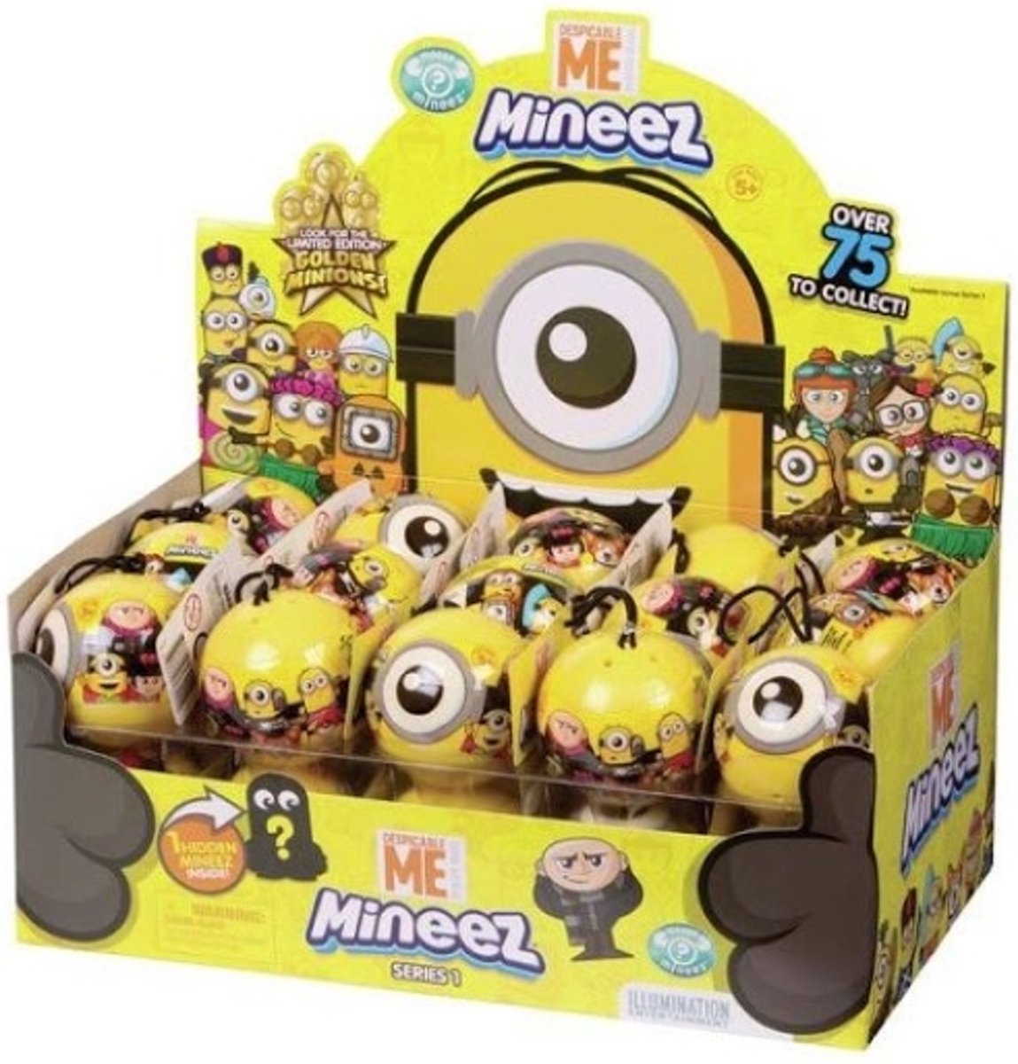 10 stuks Minions verzamelfiguren in capsule