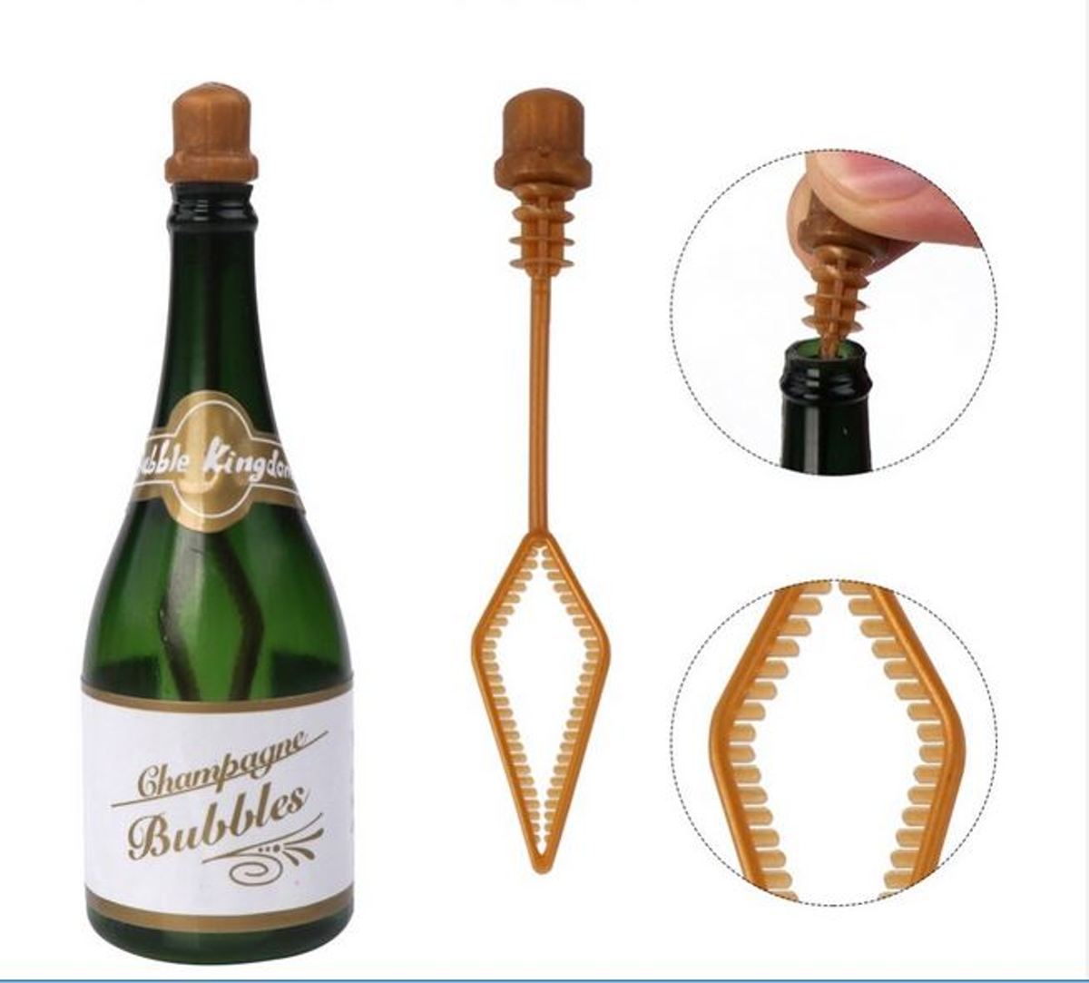 12 stuks bellenblaas champagne