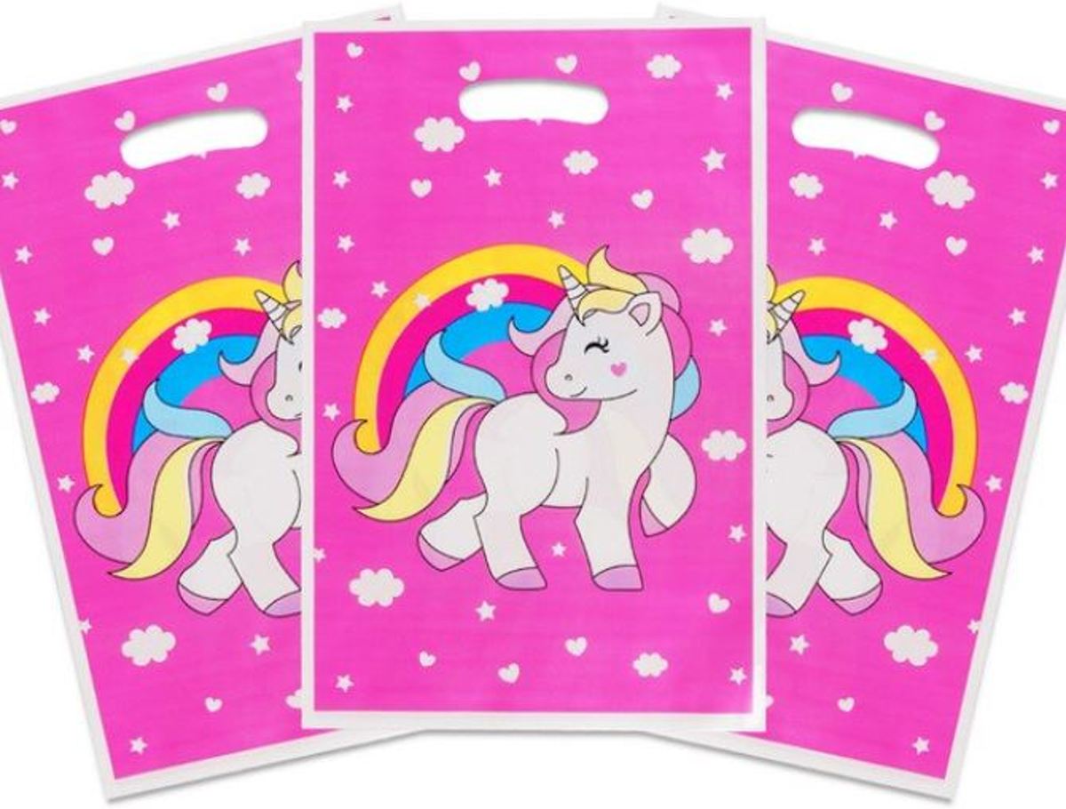 20 stuks trakatie zakjes - uitdeelzakjes Unicorn