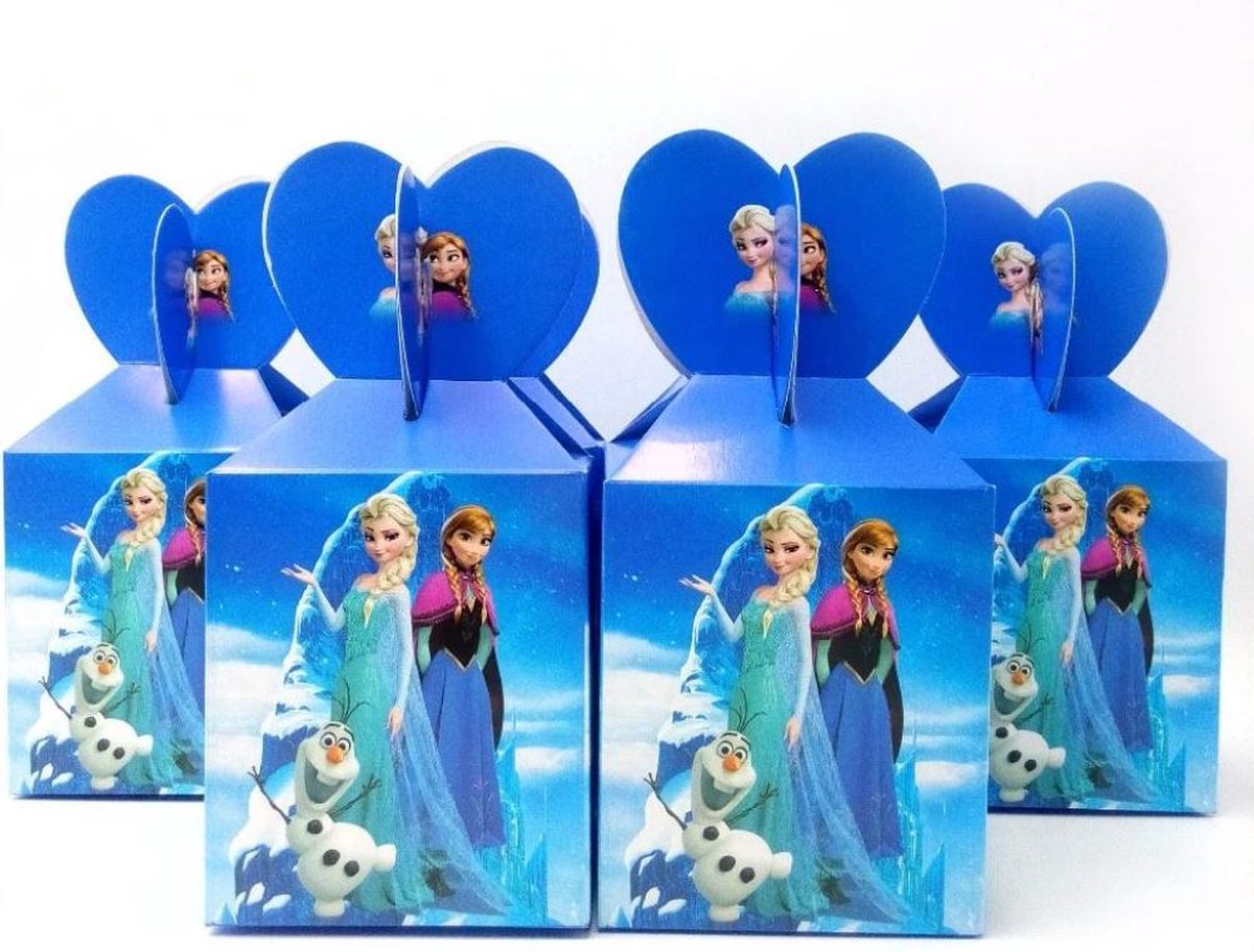 6 stuks snoepdoosjes - traktatie doosjes Frozen