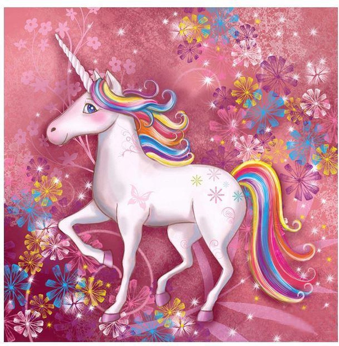 Diamond Painting Unicorn - eenhoorn ♥ 30x30 cm ®Pippashop