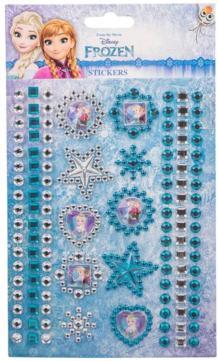 Frozen diamantstickertjes 2 setjes = 238 stickertjes