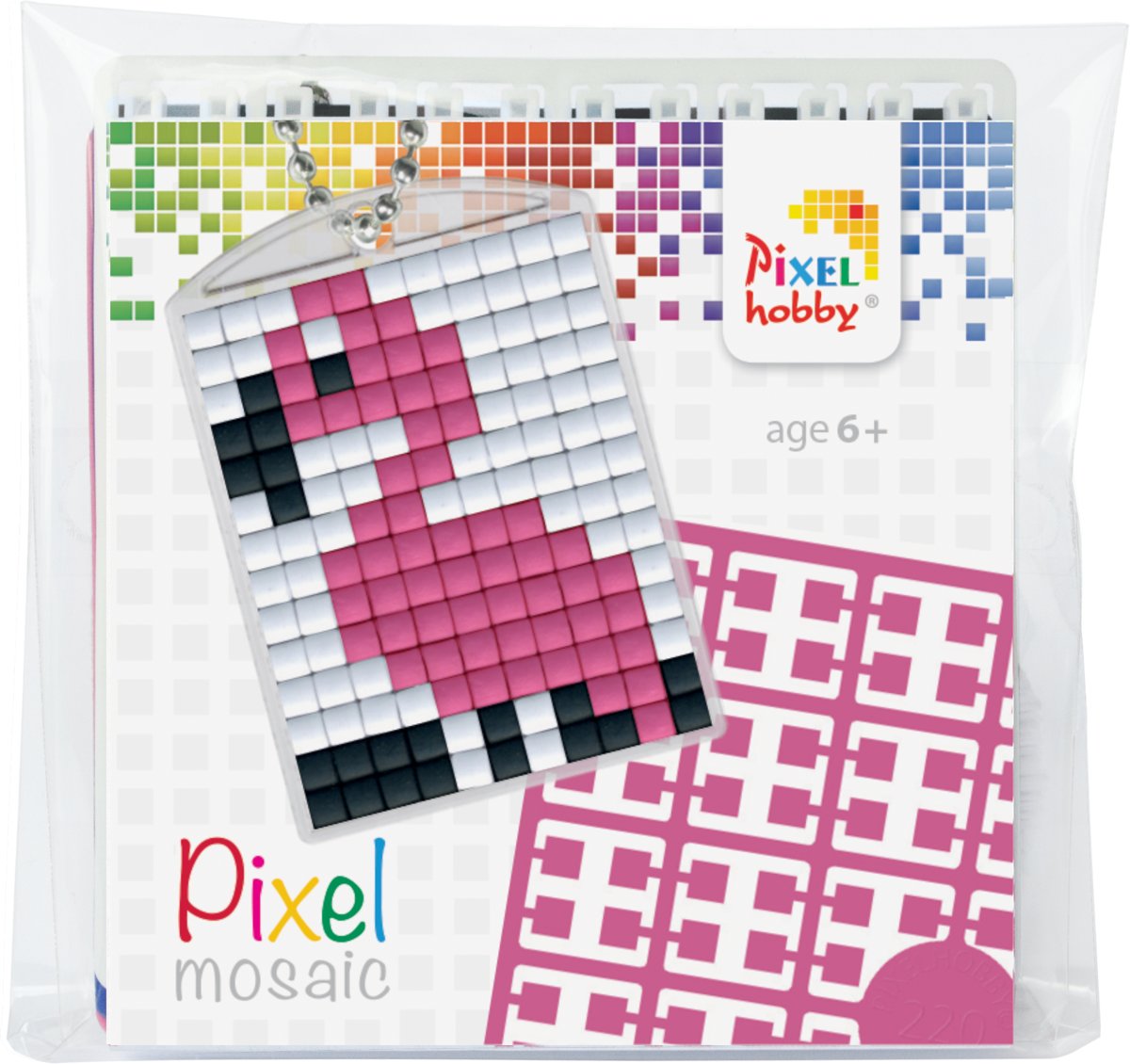 Pixelhobby Medaillon startset Flamingo