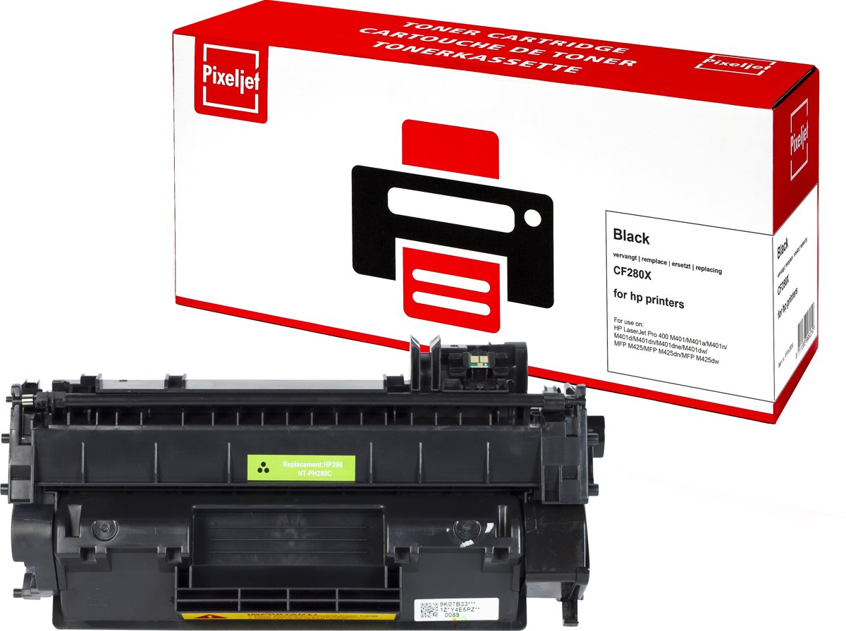 Pixeljet toner HP 80X (CF280X)