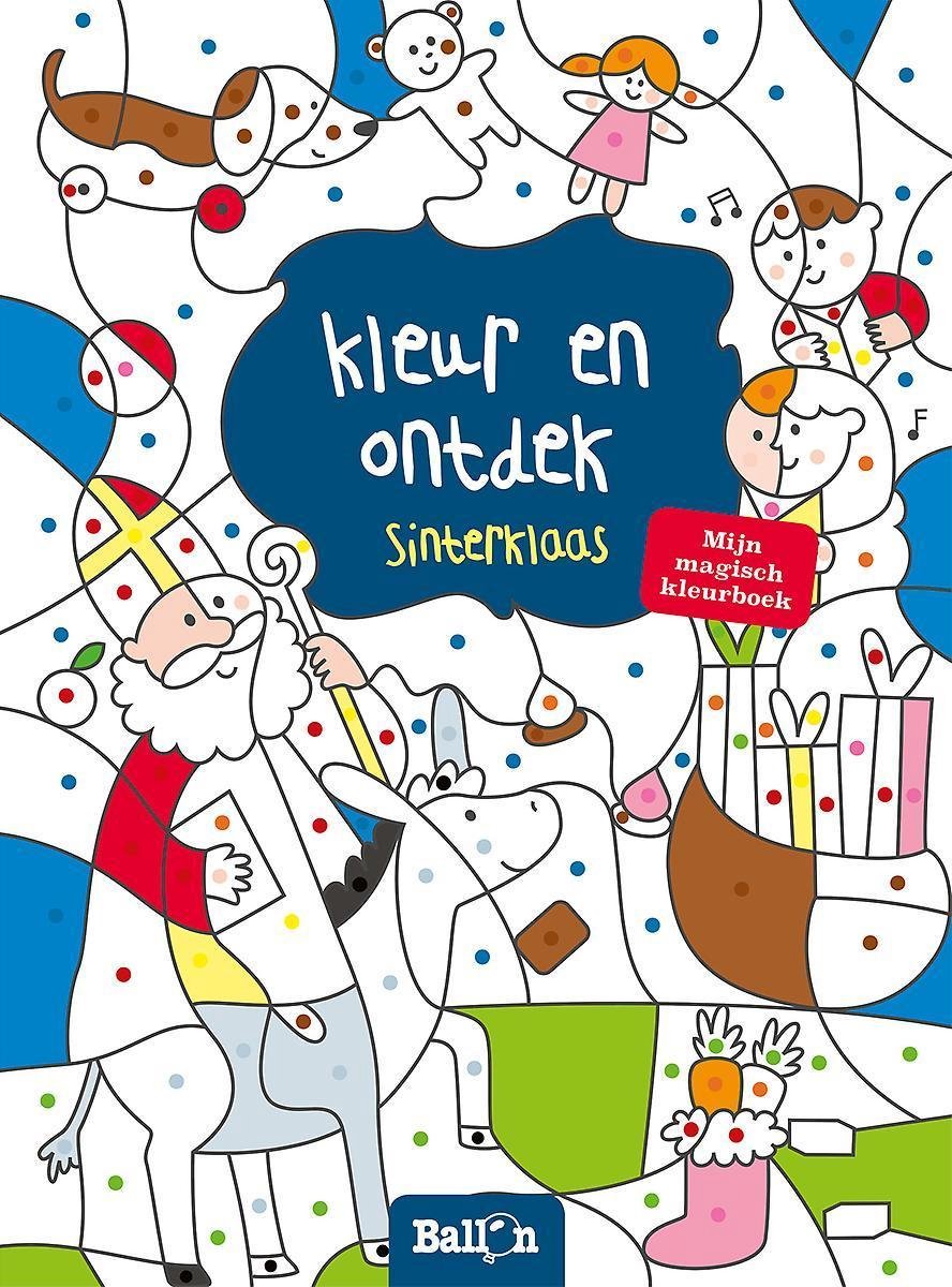 Planet Happy kleurboek kleur en ontdek Sinterklaas