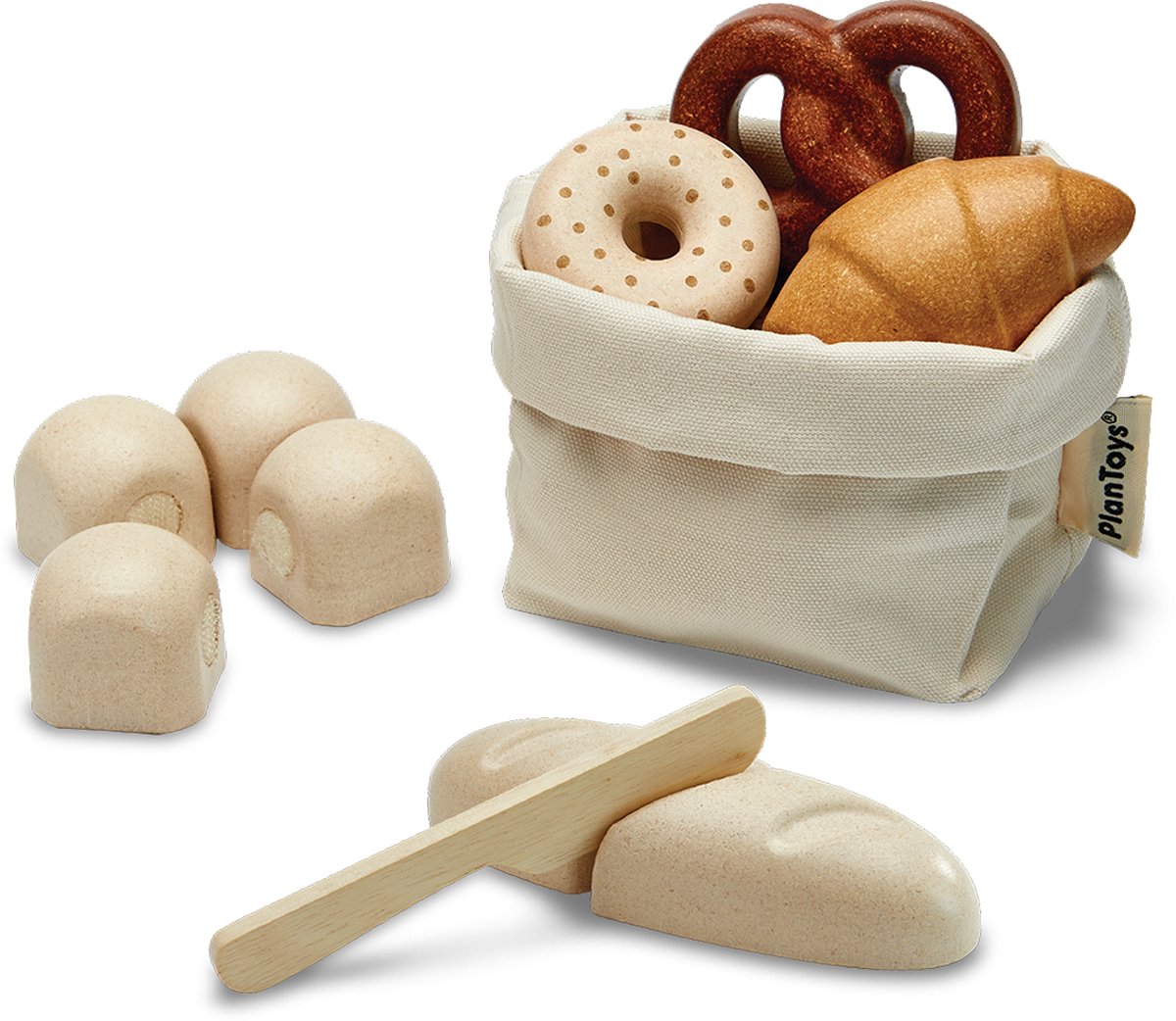 Houten brood set