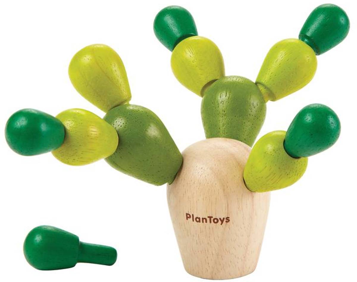 Plan Toys Balancing Cactus groen Mini Plan Toys Balancing Cactus groen Mini