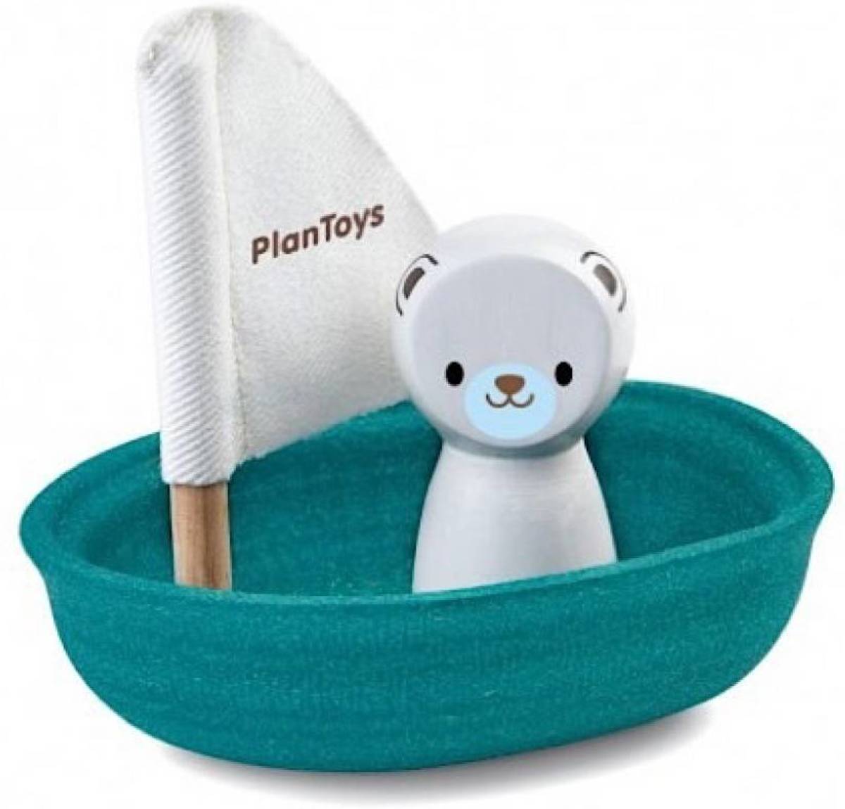 Plan Toys Sailing Boat Polar Bear