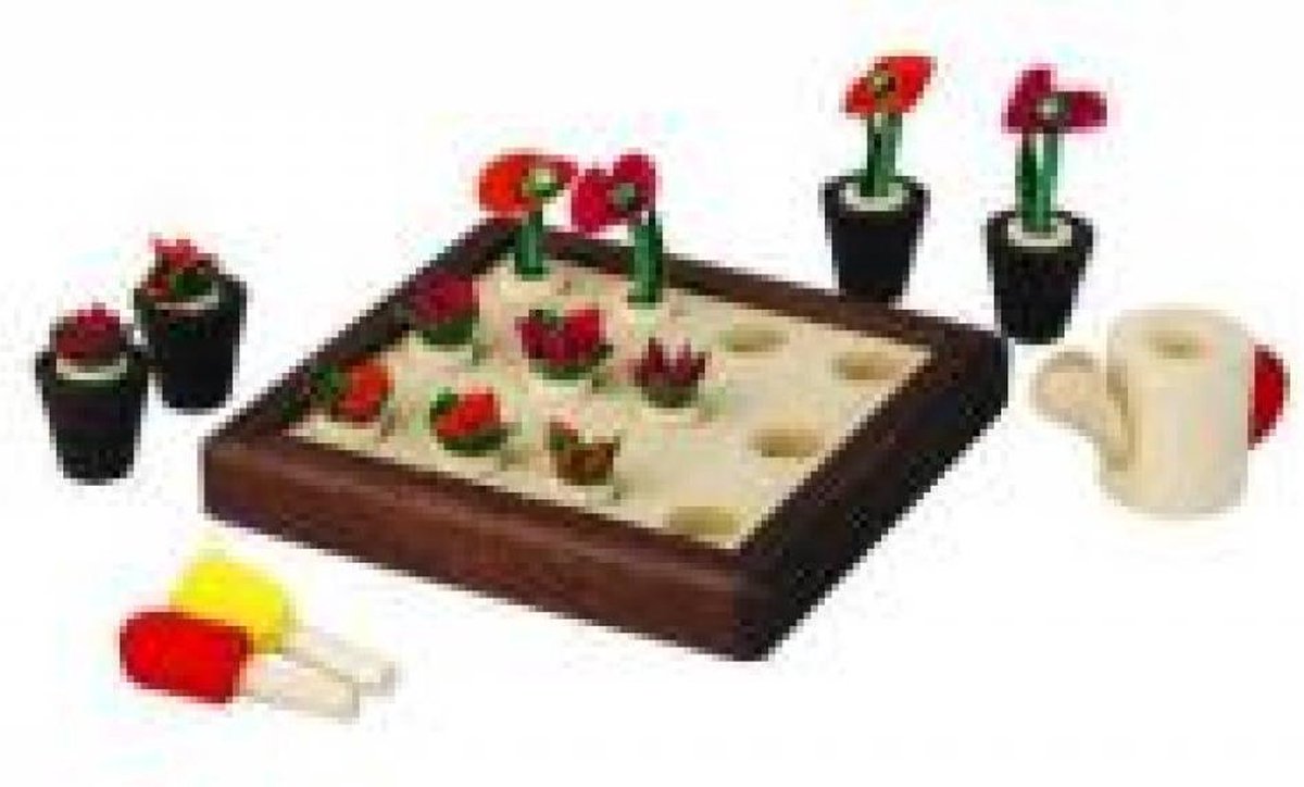 PlanToys Poppenhuis accessoires Planten set