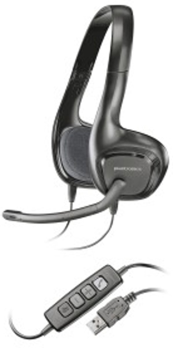 Plantronics Audio 628 Headset - Zwart