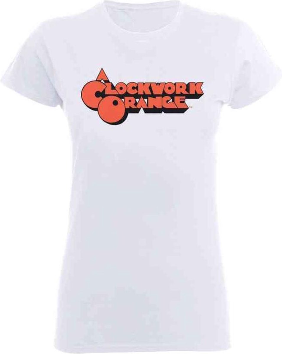 A Clockwork Orange Dames Tshirt -XL- Logo Wit