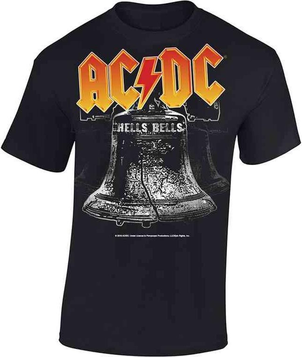 AC/DC Heren Tshirt -L- Hells Bells Zwart