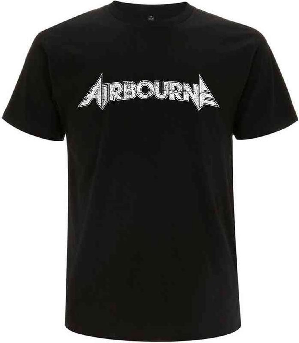 Airbourne Heren Tshirt -L- Boneshaker Zwart