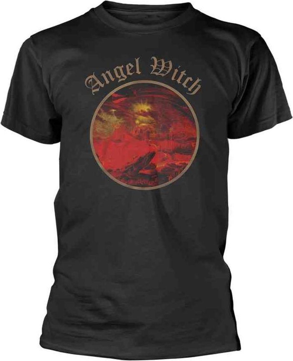 Angel Witch Heren Tshirt -S- Angel Witch Zwart