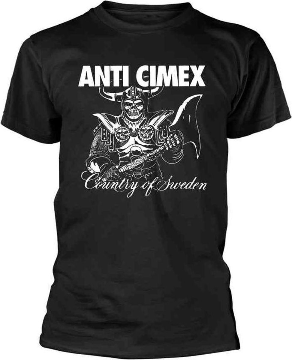 Anti Cimex Heren Tshirt -M- Country Of Sweden Zwart