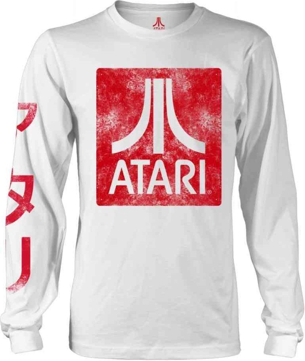 Atari Longsleeve shirt -M- Box Logo Wit