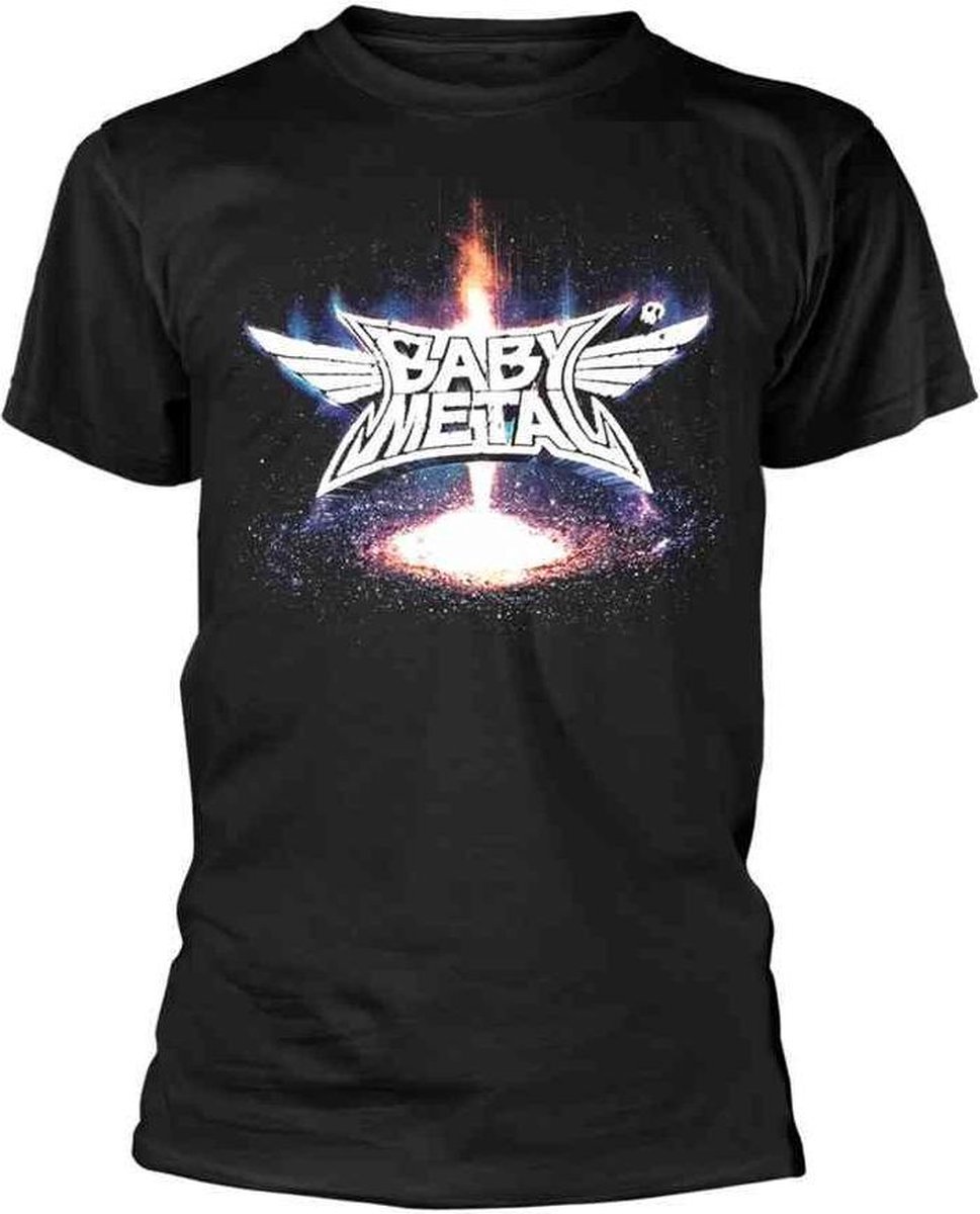 Babymetal Heren Tshirt -L- Metal Galaxy Zwart