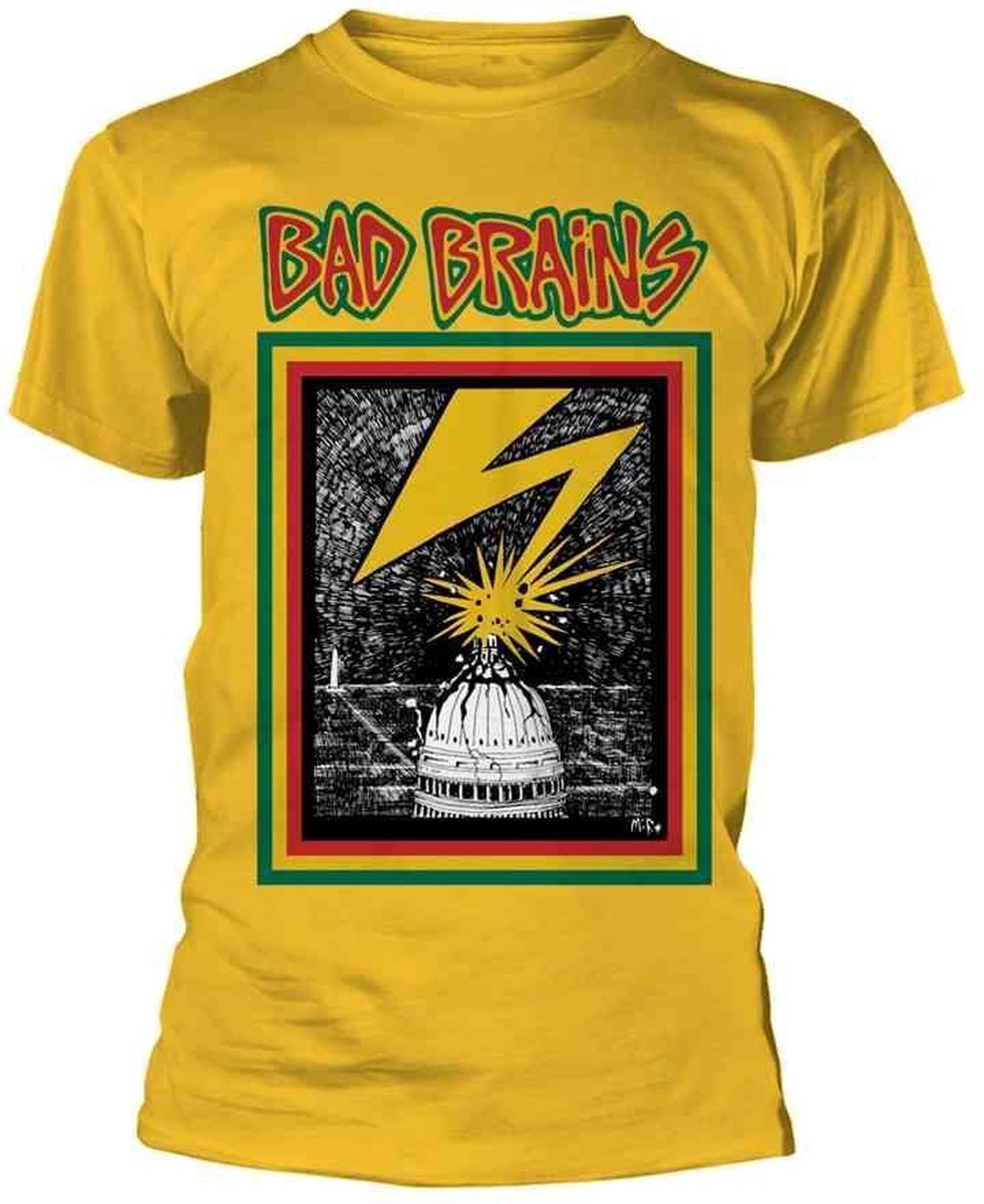 Bad Brains Heren Tshirt -XXL- Geel