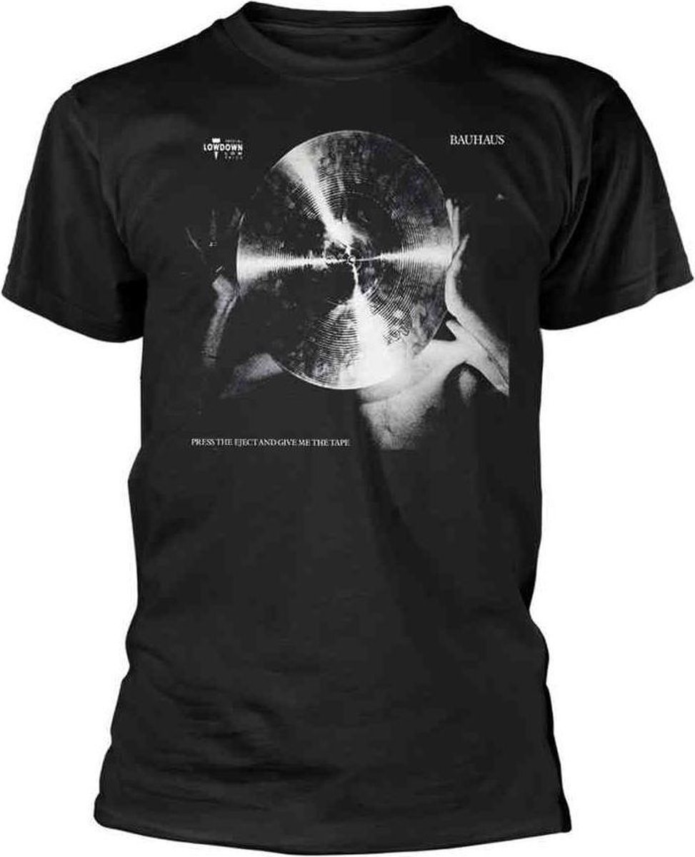 Bauhaus Heren Tshirt -L- Press The Eject Zwart