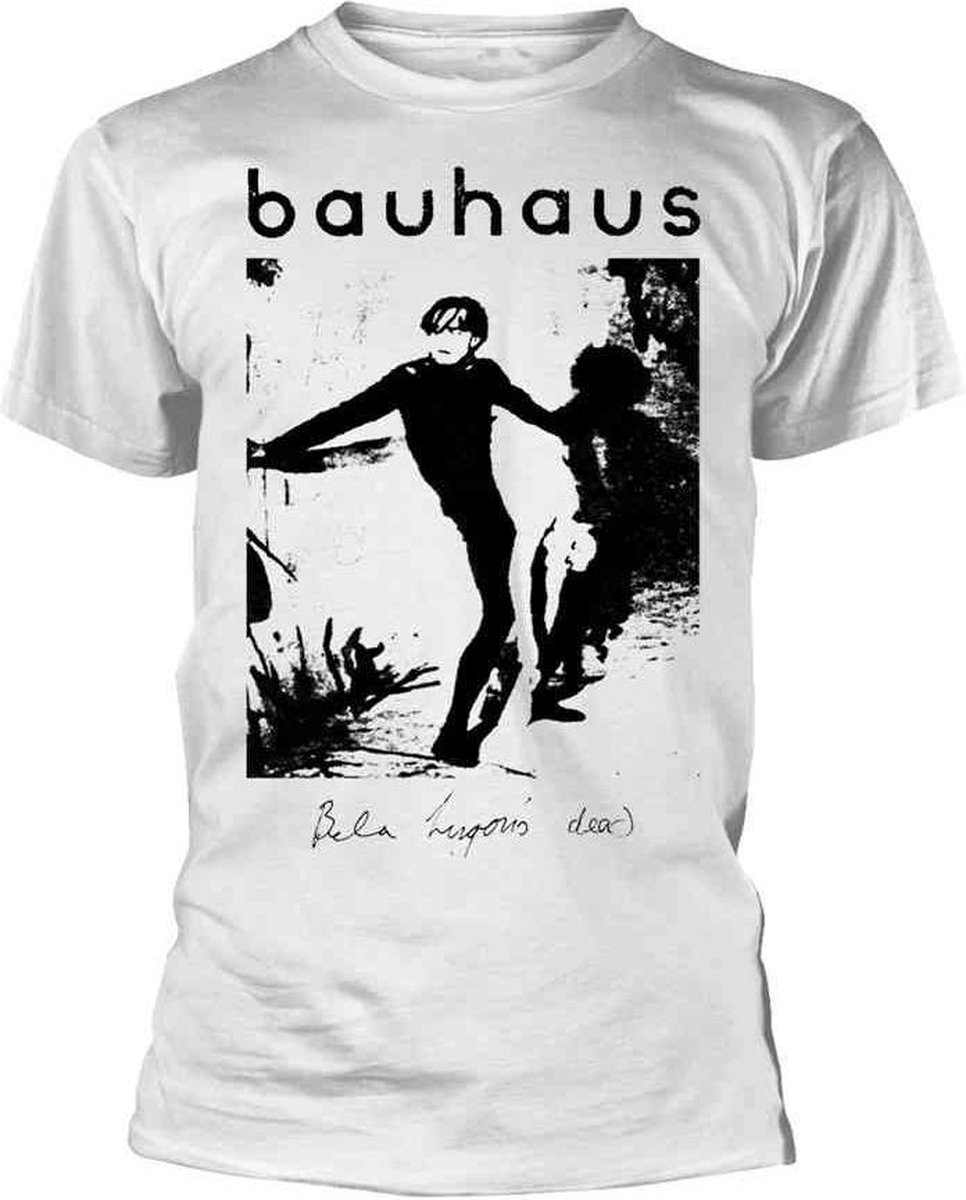 Bauhaus Heren Tshirt -XXL- Bela Lugosis Dead Wit