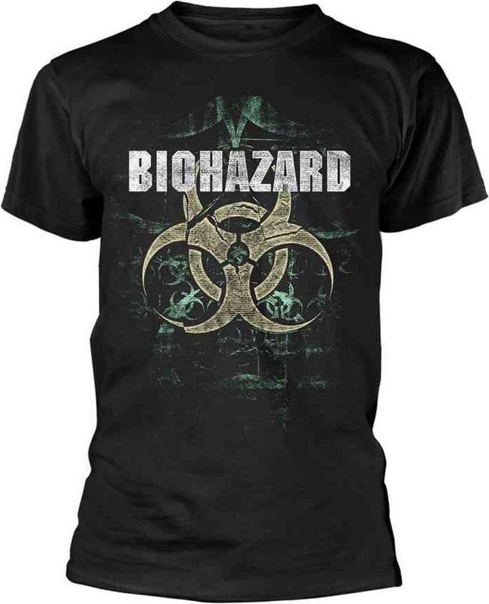 Biohazard Heren Tshirt -L- We Share The Knife Zwart