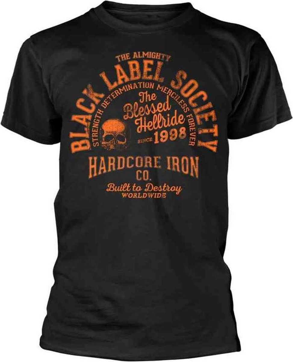 Black Label Society Heren Tshirt -M- Hardcore Hellride Zwart