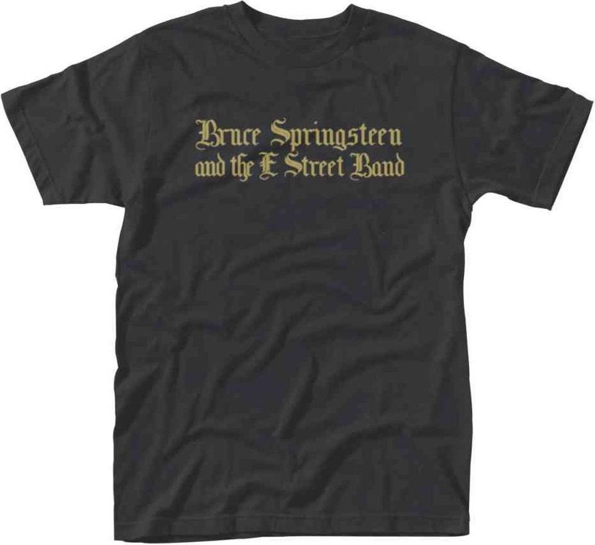 Bruce Springsteen Heren Tshirt -L- Black Motorcycle Guitars Zwart