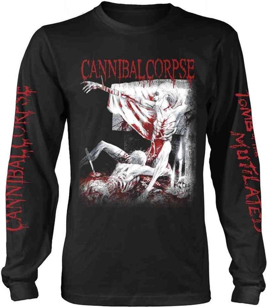 Cannibal Corpse Longsleeve shirt -XL- TOMB OF THE MUTILATED (EXPLICIT) Zwart