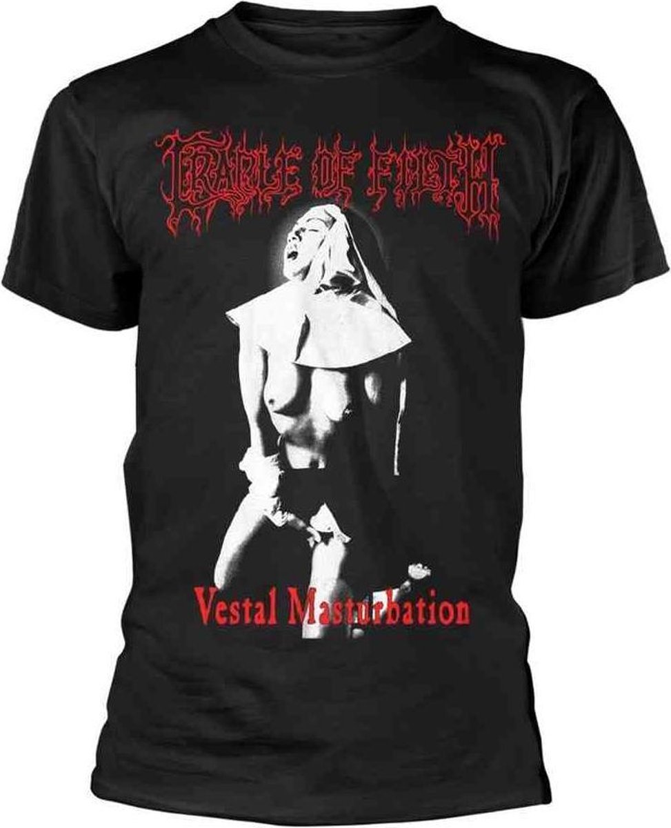 Cradle Of Filth Heren Tshirt -XL- Vestal Zwart