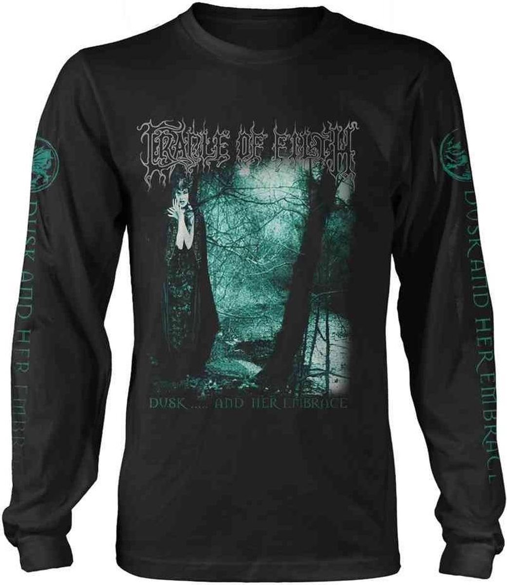 Cradle Of Filth Longsleeve shirt -XL- Dusk And Her Embrace Zwart