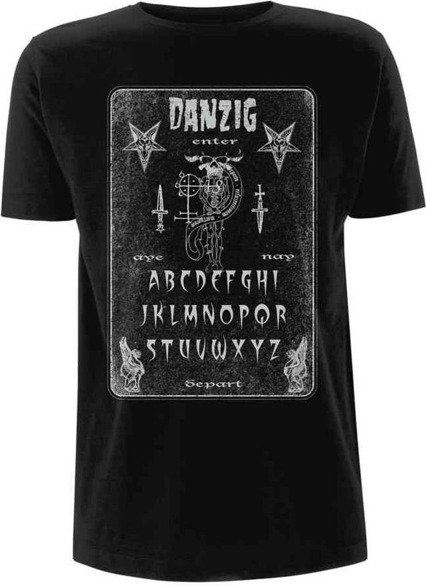 Danzig Heren Tshirt -XL- Ouija Board Zwart