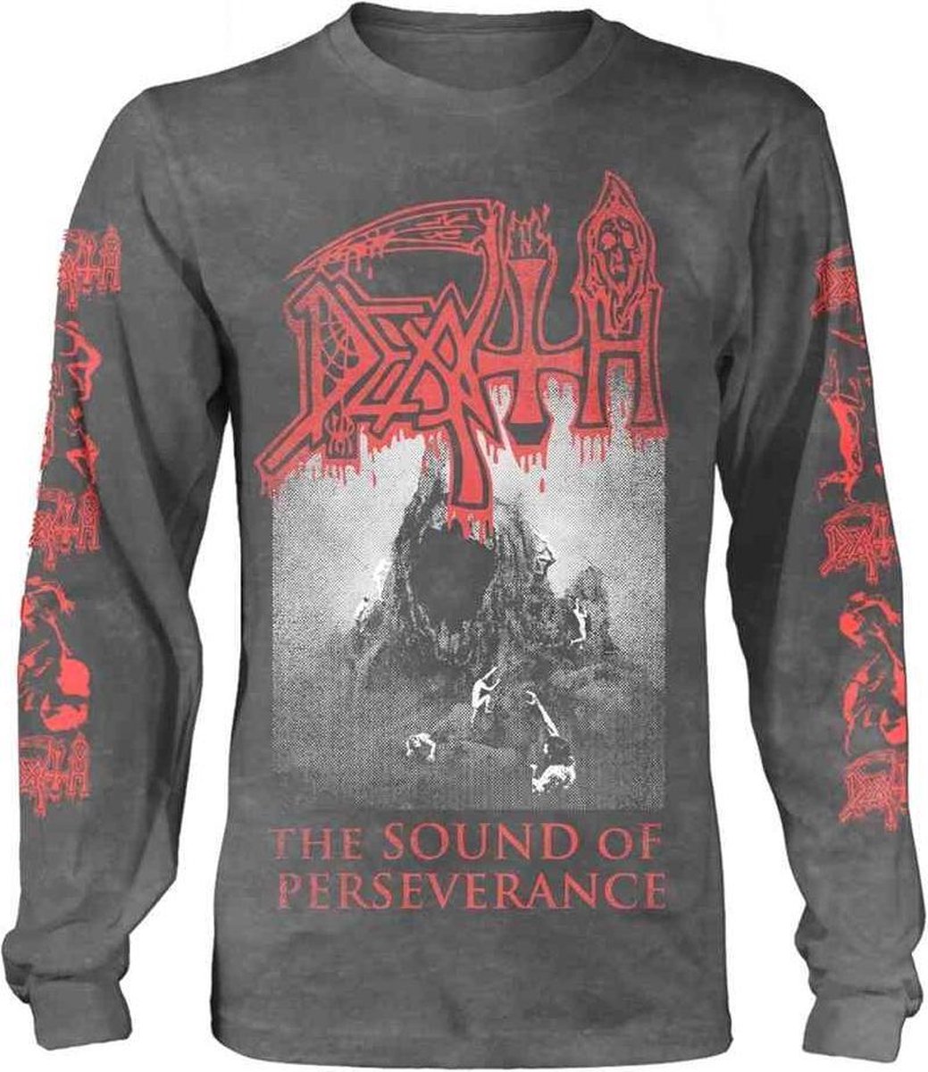 Death Longsleeve shirt -M- The Sound Of Perseverance Grijs